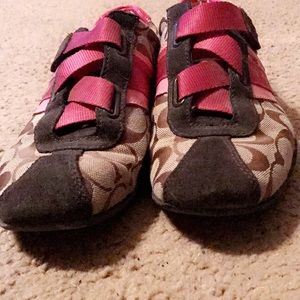 Coach tennis shoes - hot pink